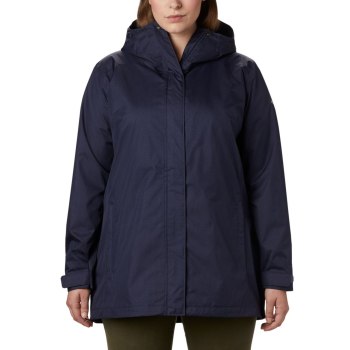 Columbia Ženske Jakne - Splash A Little II Plus Size Tamnoplave | DISK-34785